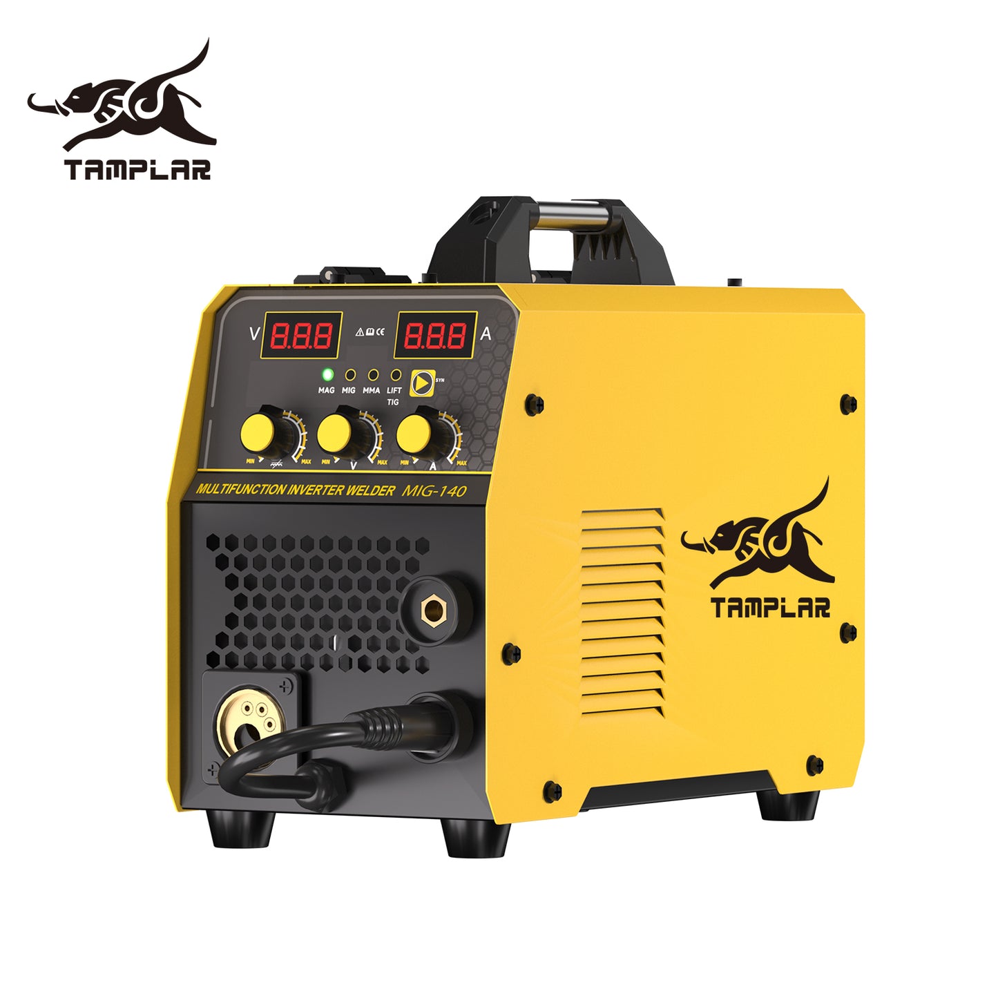 MIG-140P TAMPLAR 5kg mini welding machine portable 4 in 1 welder soldadora mig 140A