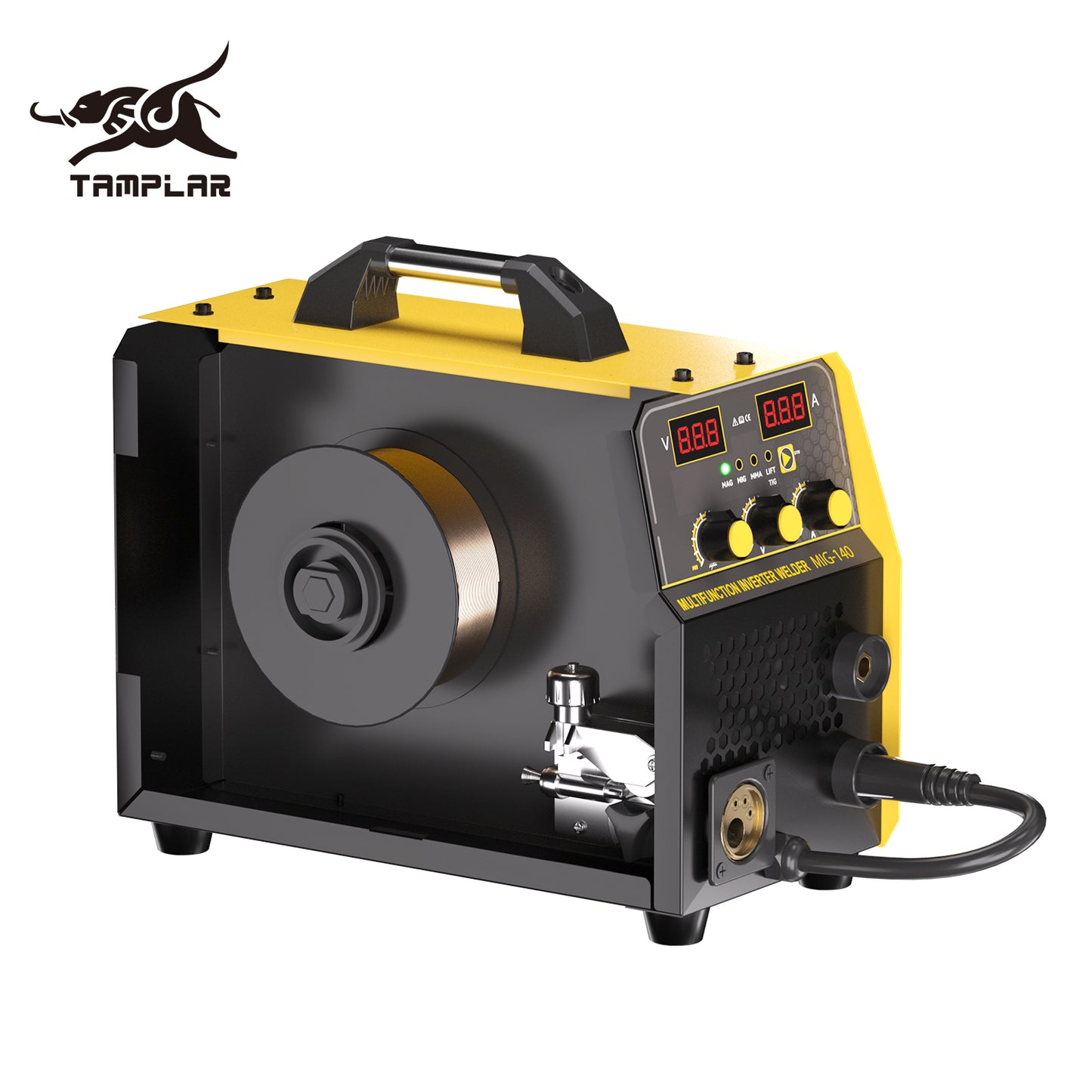 MIG-140P TAMPLAR 5kg mini welding machine portable 4 in 1 welder soldadora mig 140A