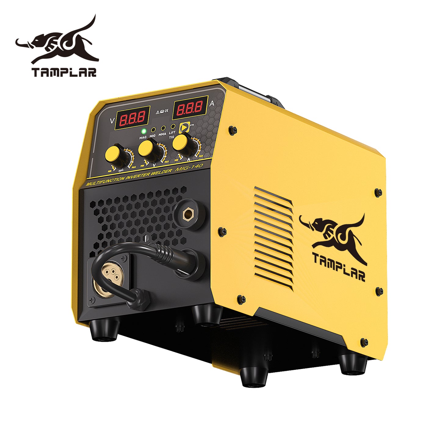 MIG-140P TAMPLAR 5kg mini welding machine portable 4 in 1 welder soldadora mig 140A