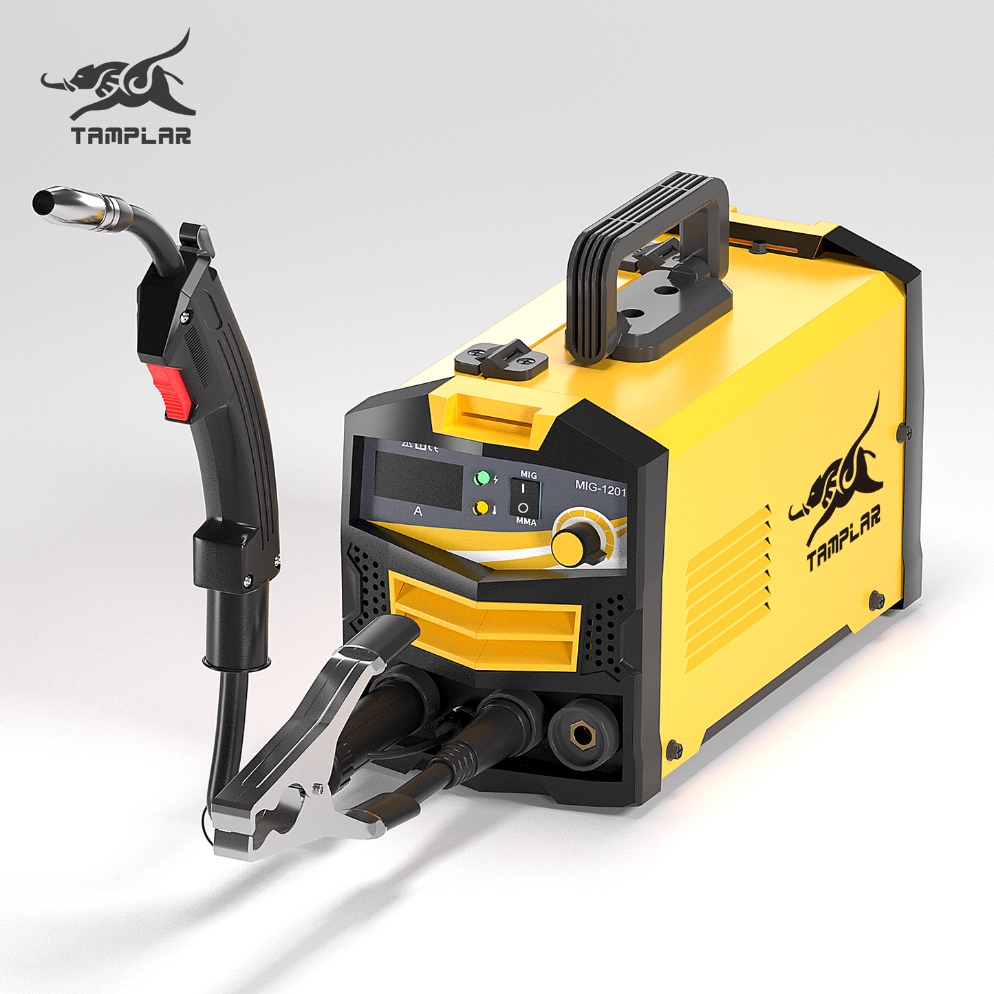 MIG-1201P Factory OEM hot Sales plastic style 2 in 1 Mma Mig 1Kg Wire Holder Metal Gasless Plastic 110V Mig Welding Machine