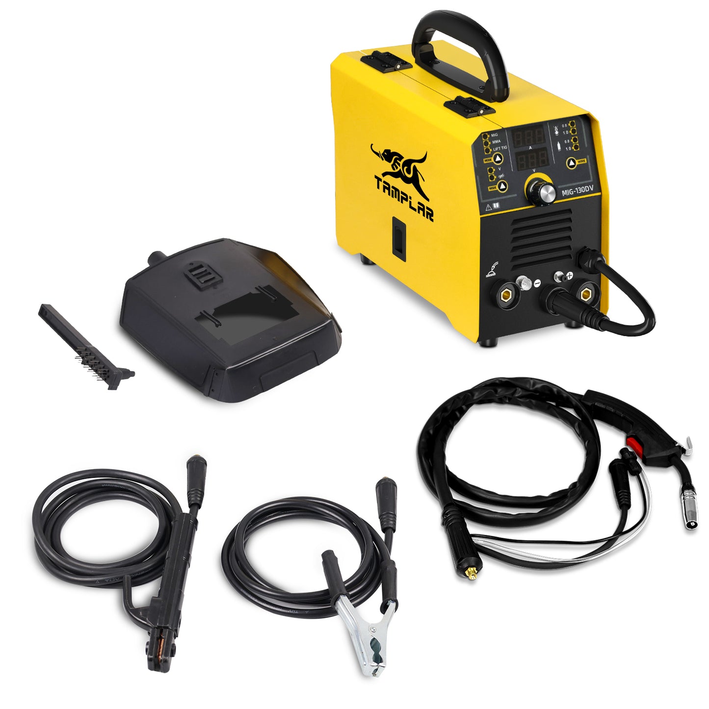 MIG-130DV High Quality Simple 1Kg Multi-process 110V 220V Dual Voltage Mig Welding Machine maquinas de soldar 3 in1