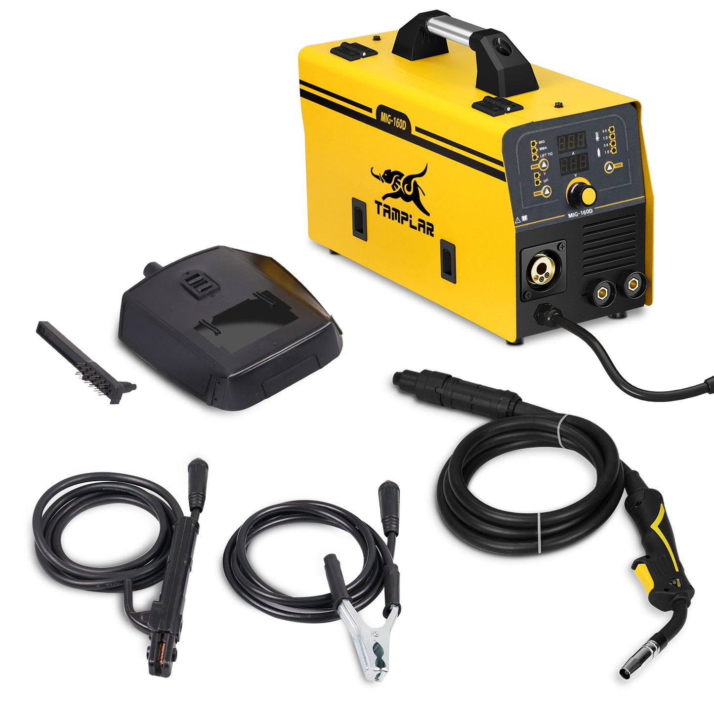 MIG-160D China manufacturers new portable Low Power Consumption 5Kg No Gas Mig Welding Machine 4 In 1 MIG MAG MMA LIFT-TIG Function Use For Mig Welder Machine Welding tool