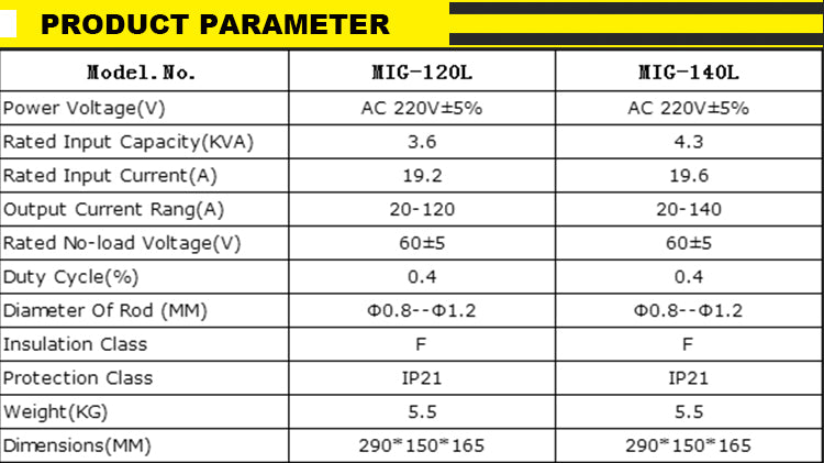 MIG-120L Tamplar weld MIG 120 140 160 180 gasless no gas mig welding machine portable 3 in 1 TIG MMA MIG welder maquina de soldar