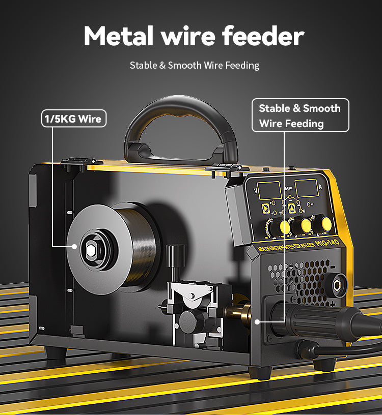 MIG-140 140A Portable MIG Welding Machine 220V Advanced IGBT Technology Compact Design for Global OEM & Wholesale
