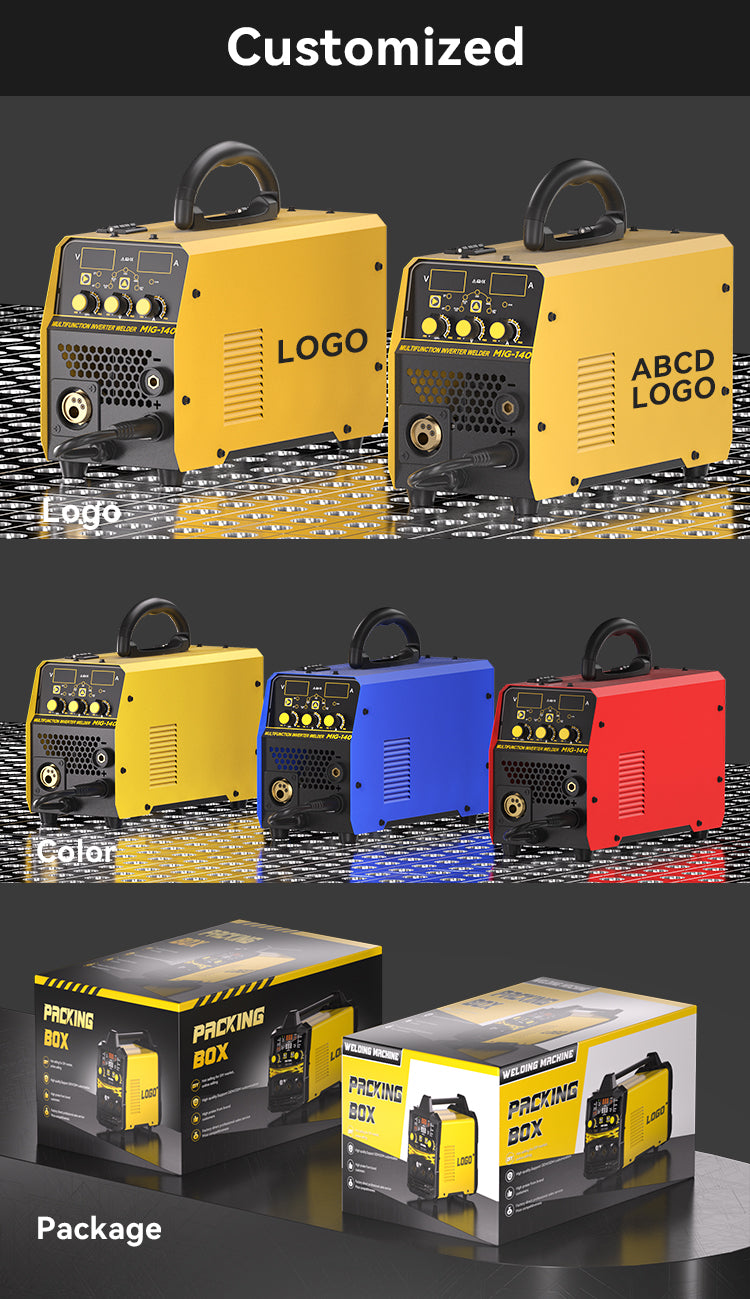 MIG-140 140A Portable MIG Welding Machine 220V Advanced IGBT Technology Compact Design for Global OEM & Wholesale