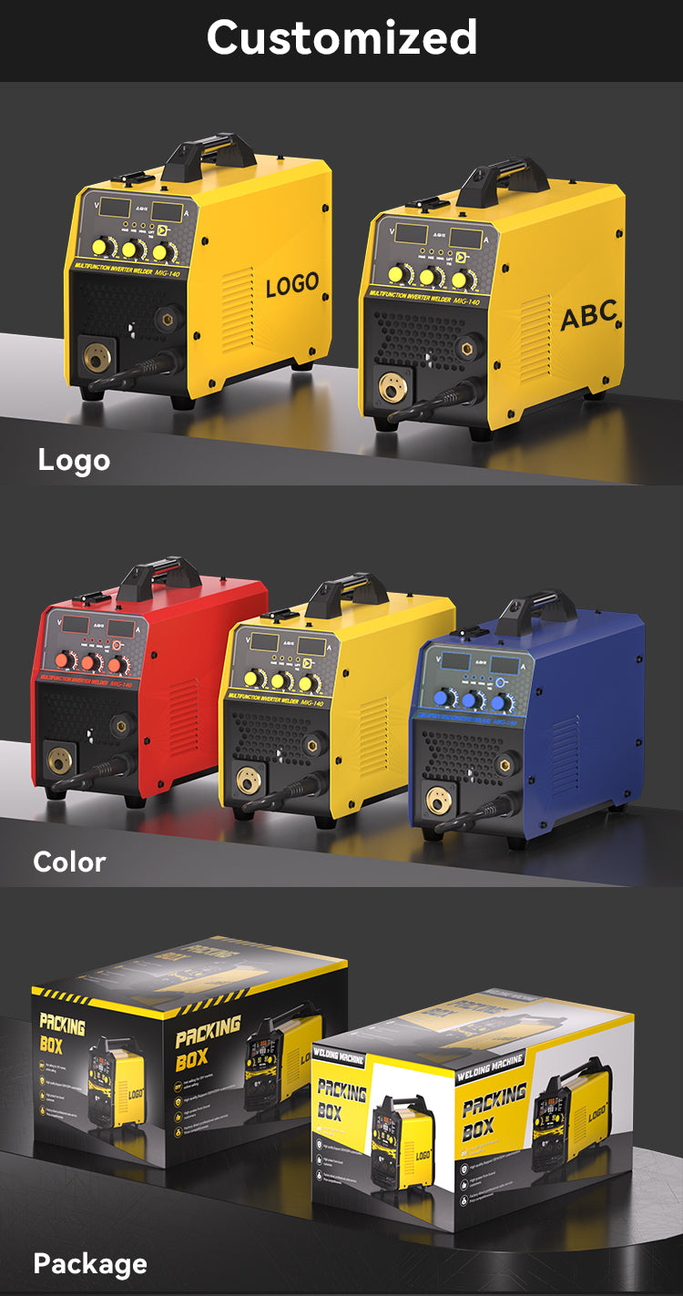 MIG-140P TAMPLAR 5kg mini welding machine portable 4 in 1 welder soldadora mig 140A
