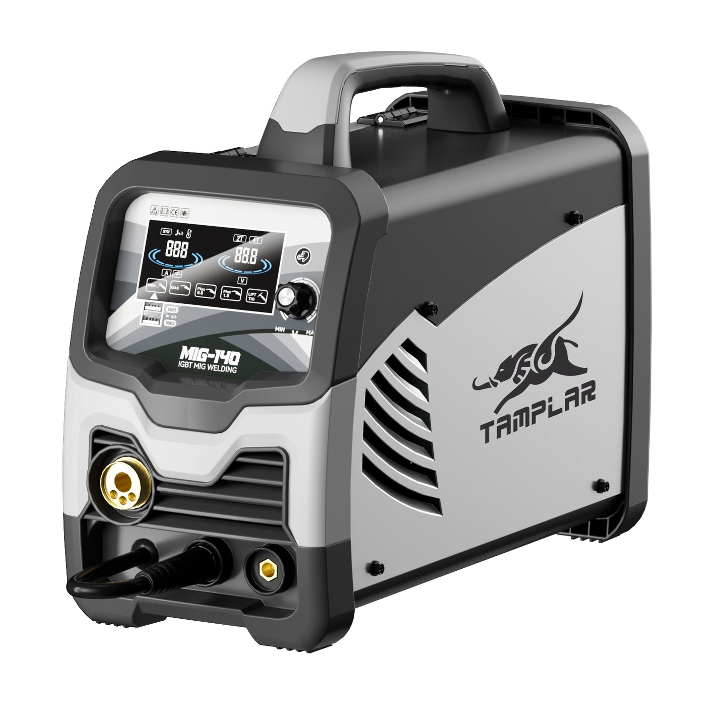 715MIG-140PLF 5kg LCD Inverter Welding Machine 4-in-1 Portable No Gas and Gas mig Welder for MMA & Lift TIG