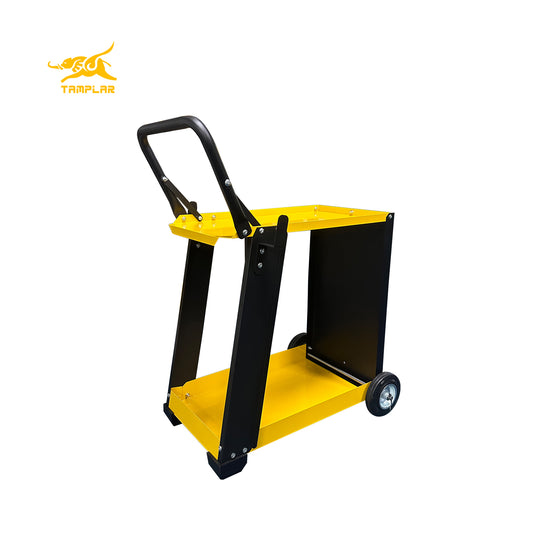 WTC2-T01 Welding tool trolley cart double layers with big back wheel