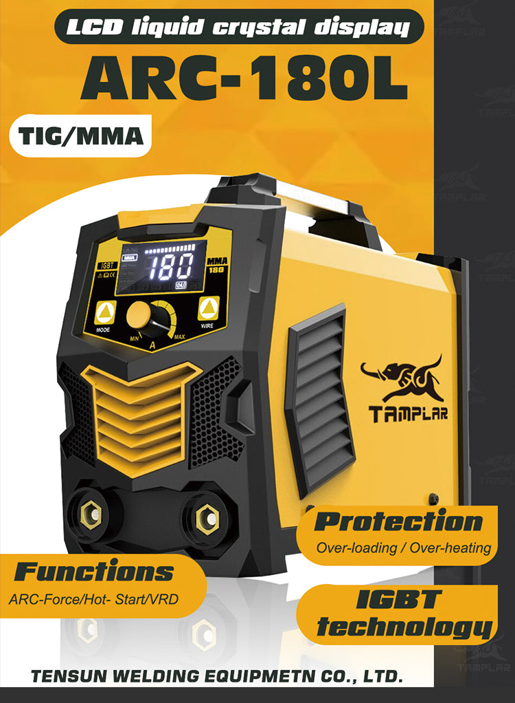 ARC-180L Popular Style Igbt Arc Inverter Welding Mini Portable 180A LCD welding machine manual metal other Arc Welders