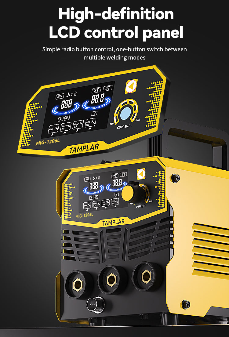MIG-1206L All-in-One Welding Machine Supplier | MIG TIG MMA Multi Function Welder | CE Certified Factory Exporter