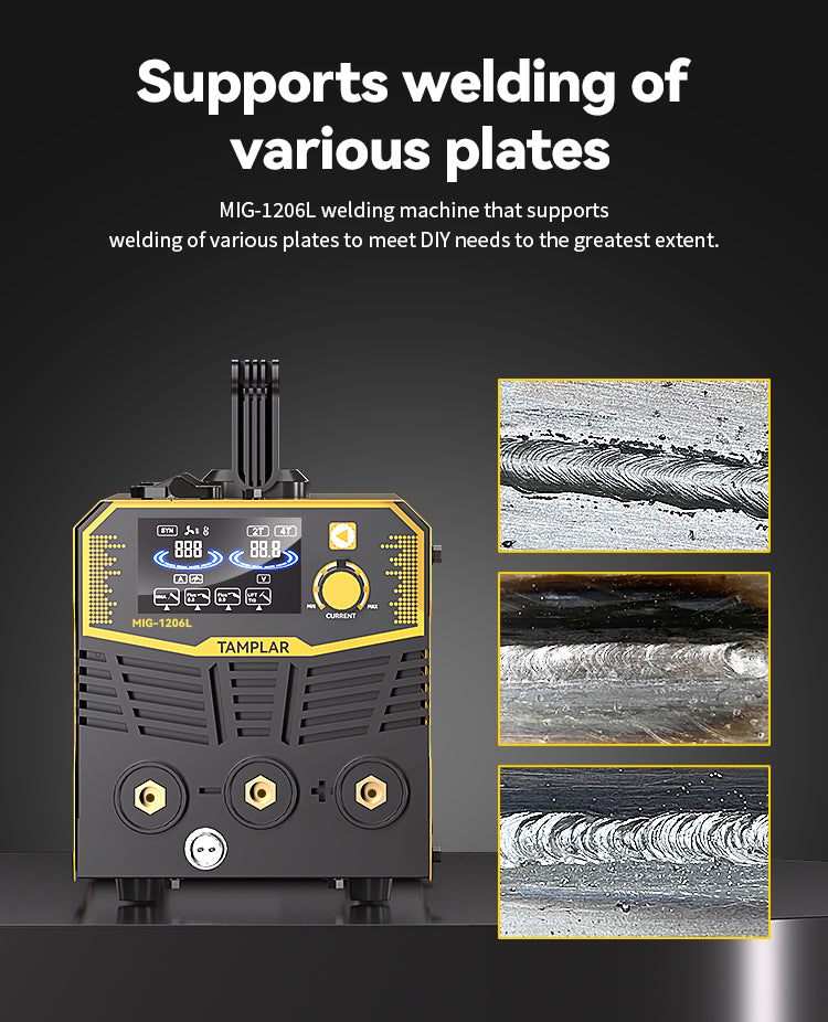 MIG-1206L All-in-One Welding Machine Supplier | MIG TIG MMA Multi Function Welder | CE Certified Factory Exporter