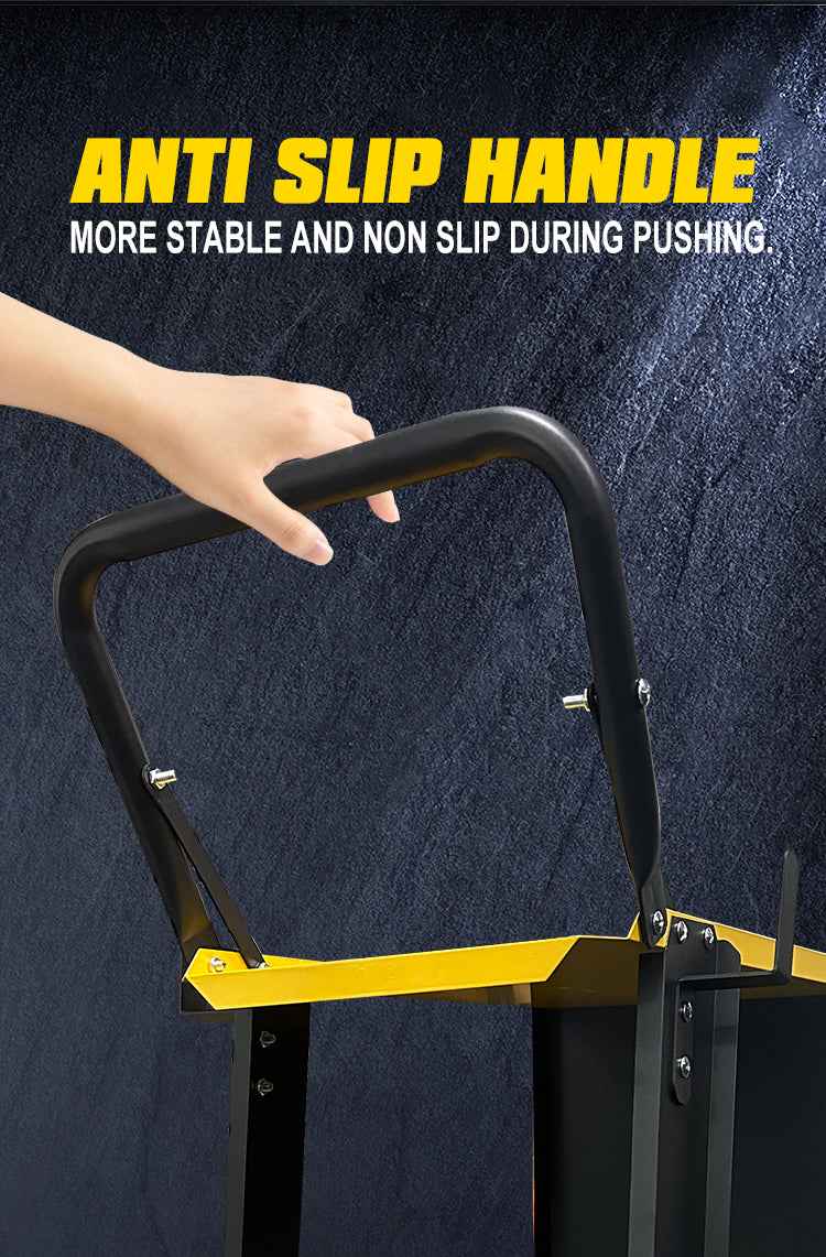 WTC2-T01 Wózek narzędziowy spawalniczy z dwoma warstwami i dużym tylnym kołem