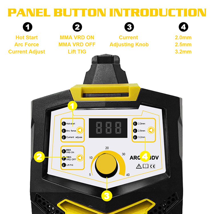 ARC-140DV Mały i przenośny spawarka TIG z podwójnym napięciem 110V 220V
