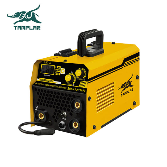 MIG-1201MT-A Machine de soudage Mig Mma Mag Lift-Tig de haute qualité avec alimentation de fil, poste à souder portable soldadora mig mag 4 en 1 avec ou sans gaz 110V