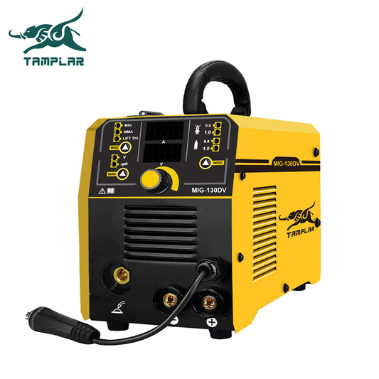 MIG-130DV High Quality Simple 1Kg Multi-process 110V 220V Dual Voltage Mig Welding Machine maquinas de soldar 3 in1