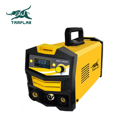 MIG-1202PL Chinese manufacturers wholesale fast shipping LCD display mig 120 no gas mig mma welder 220V maquina de solda portable welding machine