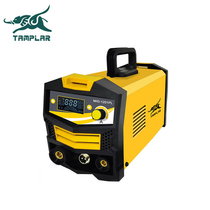 MIG-1201PL New design for wholesale LCD display mig 120 no gas mig mma welder 110V maquina de solda portable welding machine