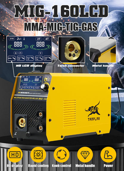 MIG-160L 1KG/5KG welding machinery 160A gas welding machine soldadora MIG mma welder machine