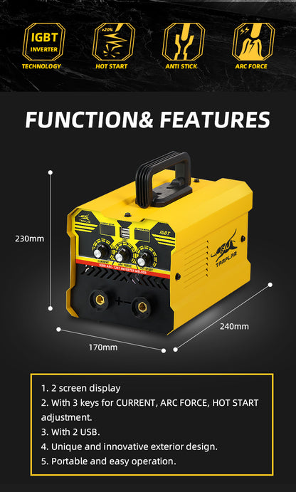 ARC-1201 Tamplar welding machine MMA welder portable welder welding machine portable