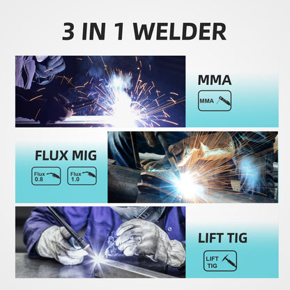 TTAMPLAR TPM-140L MIG welding machine with LCD