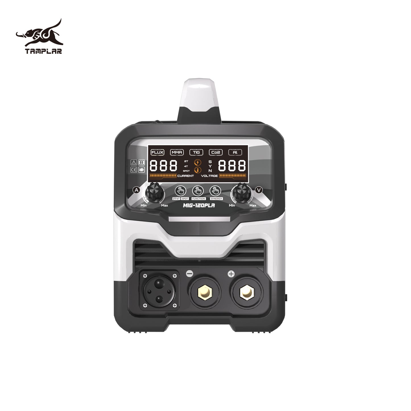 715MIG-120PLA Factory 5-in-1 Welder with Lift TIG, OEM for Welding Aluminum/Steel, LCD Display No Gas