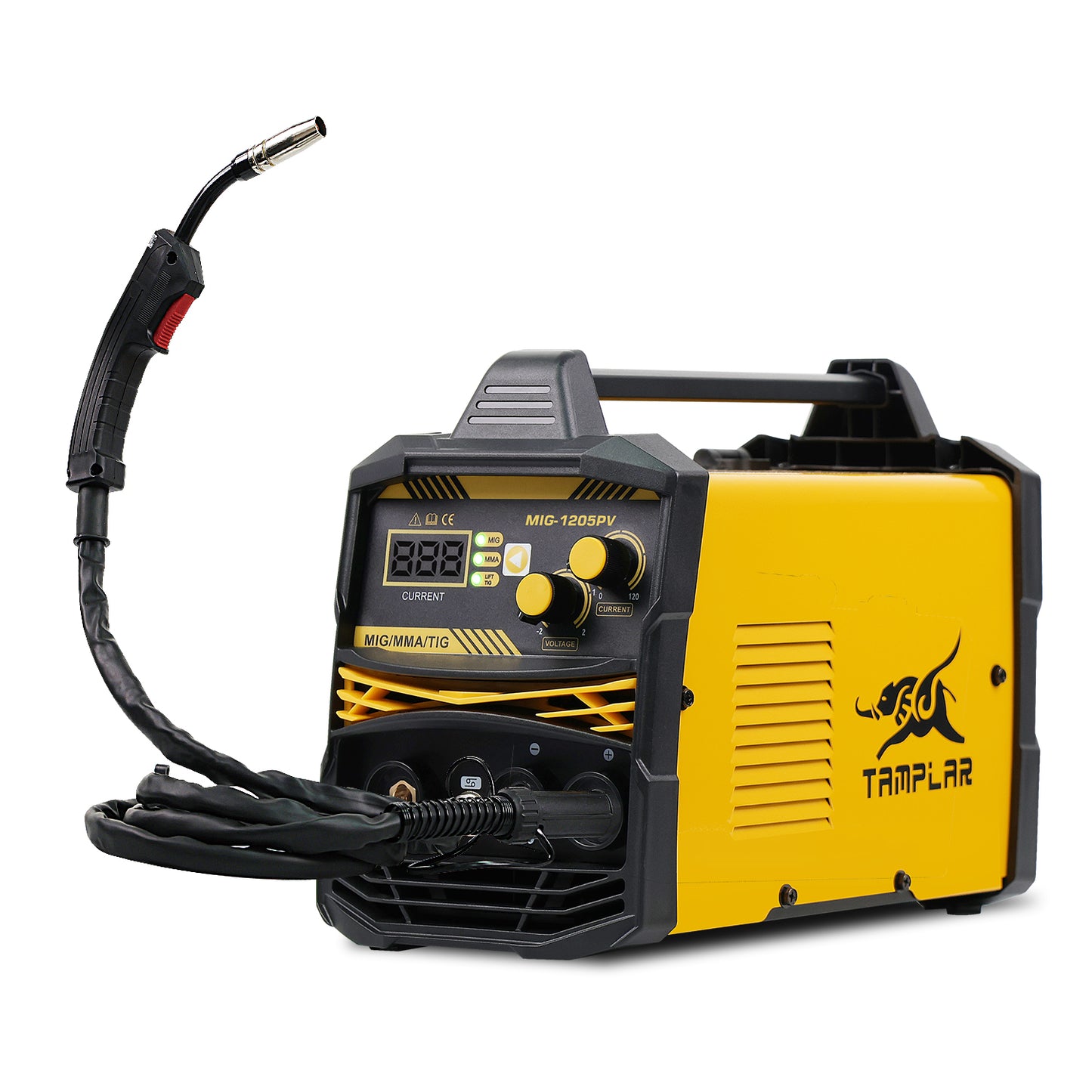 MIG-1205PV Mig High Performance Welding Machine 220V 120A Free Spare Parts Mig multifunction welding machine with accessories