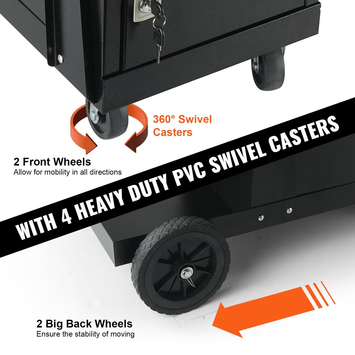 WTC3-T02 Tamplar Heavy Duty Welding machine Cart with Lock trolley MIG MMA TIG PLASMA Cutter cart