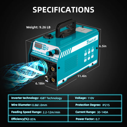 TTAMPLAR TPM-140A MIG WELDING MACHINE