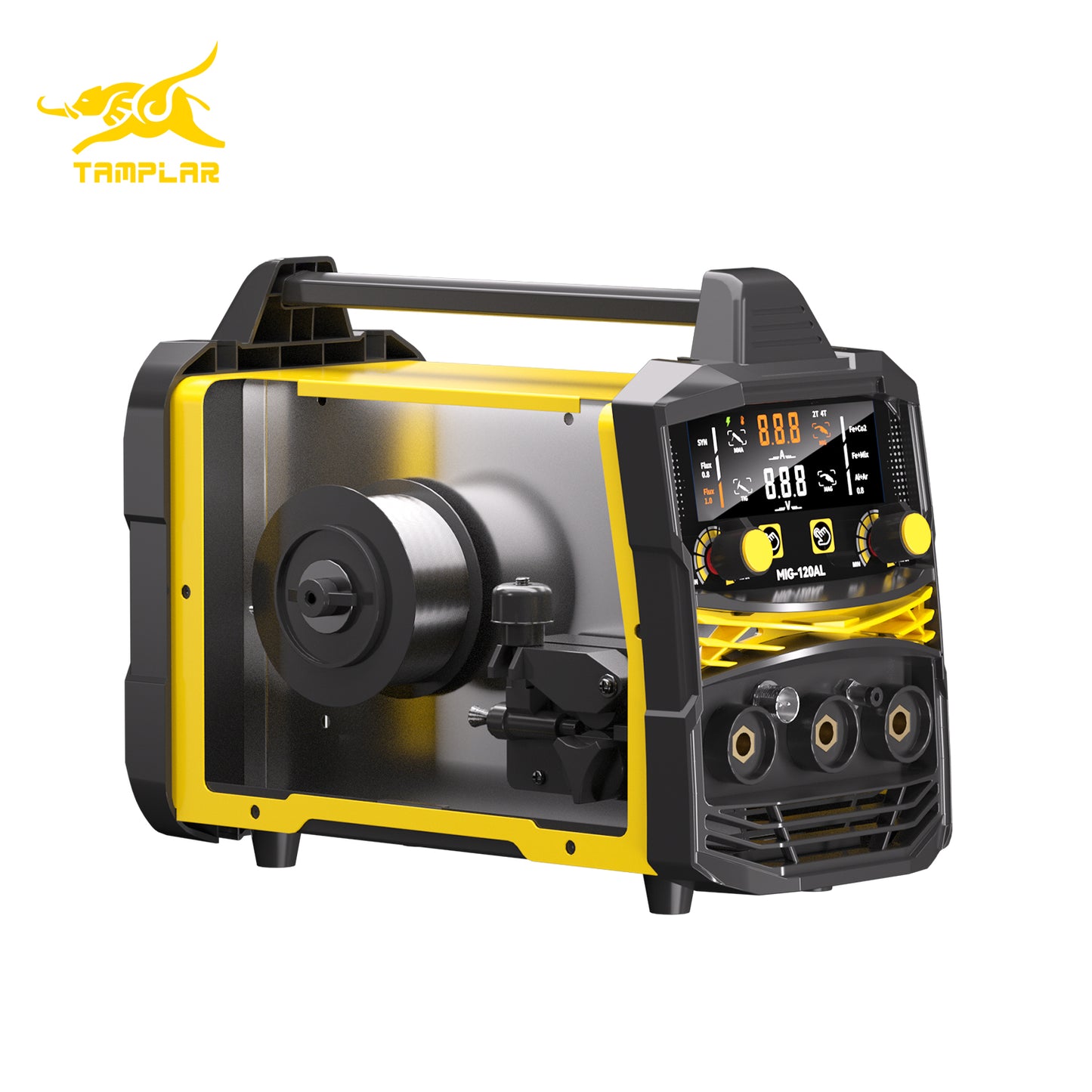 MIG-120AL TAMPLAR Aluminum Welder 120A 110V or 220V 5 in 1 mig Welding Machine portable Gas/Gasless Flux MIG/Lift TIG/Stick weld