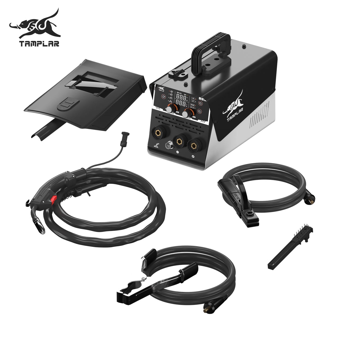 715MIG-120PLA Poste à souder 5-en-1 d'usine avec Lift TIG, OEM pour soudage aluminium/acier, écran LCD sans gaz