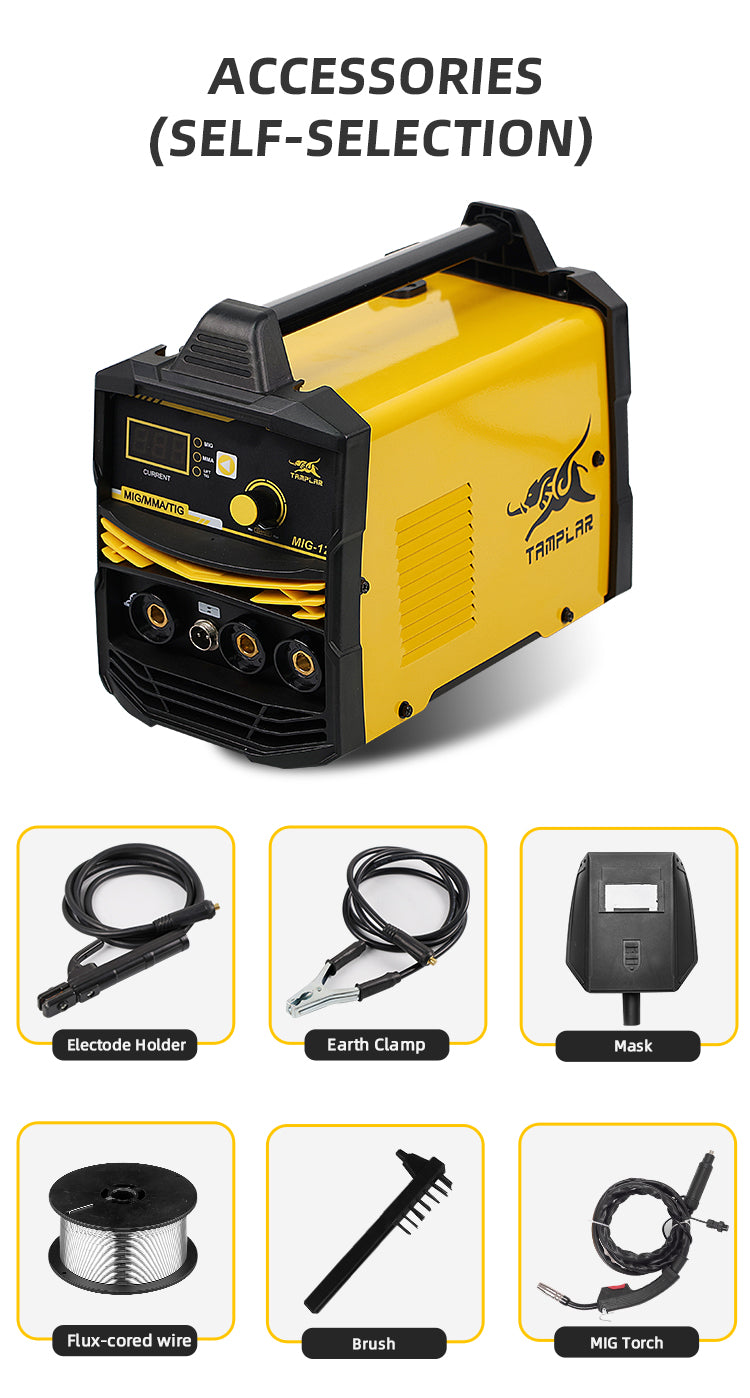 MIG-1205P Tamplar 120 welding machine mig welder portable mig welding machine