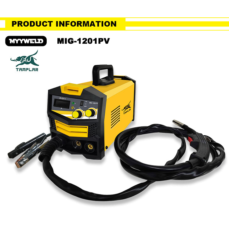 MIG-1201PV Portable Gasless 1Kg Wire Holder Plastic 110V Voltage Regulation Professional portable 120A Welding Machine