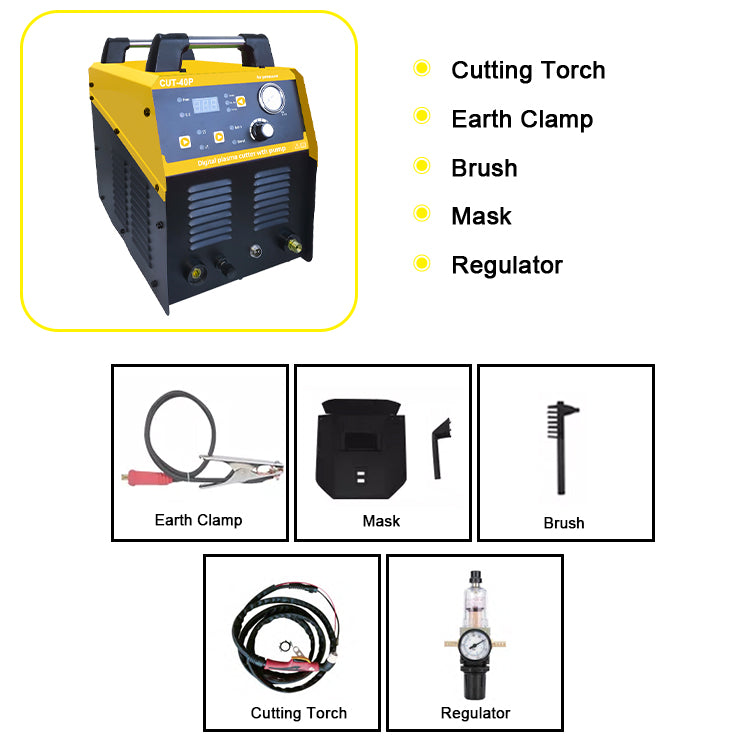 CUT-40P Reliable Quality Voltage 220V 2T 4T Internal Air Compressor Plasma Welding Machine