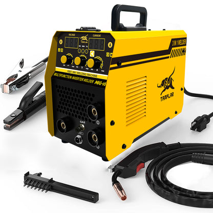 MIG-160E New design 4 in 1 mag mig mma tig welding machine portable 1/5KG gas or gasless welder 140a 220V arc welder mig welding