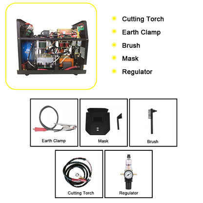 CUT-100 380V Igbt Non Contact Thickness 35Mm 2T 4T Cutting Thickness 35Mm Best Cutting Surface 25Mm Plasma Cutter