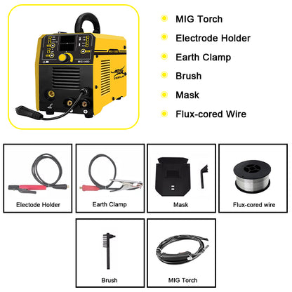 MIG-140D Arc Electric Welding Machine Mig Mma Tig Integrated 4 In 1 Digital Mig Mag Welding Machine welding machine 140 amp