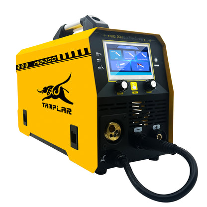 MIG-200PC 220V 4 in 1 multi welder pulse soldadoras mig with color screen welding machine maquina para soldar 200A