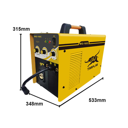 MIG-160C Best Portable Metal Gas Free Gasless Flux Core 5Kg Single Phase Cleaning Mig Welding Machine welding tool