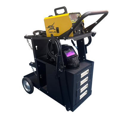 WTC3-T03 Drawer cabinet plasma cutter storage welding machine mig welder cart mma tig plasma cutting machine cart