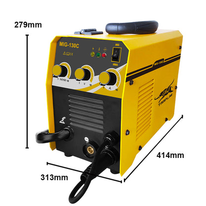 MIG-130C Best selling professional 120A 220V Metal Sheet 3 In 1 Gas No Gas Wire Mig Welding Machine