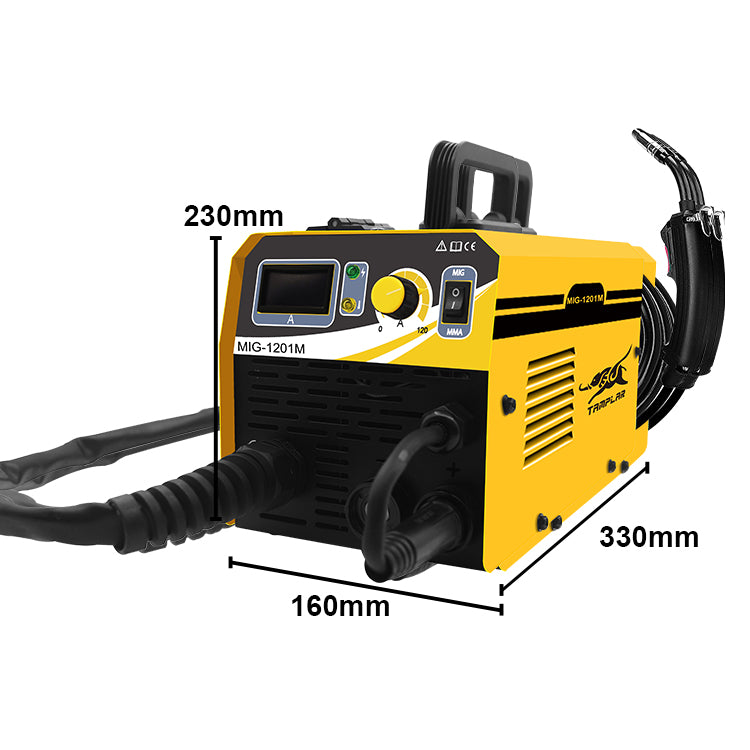 MIG-1202M 220V Portable Mma Mig 1Kg Wire Holder Metal Gasless 220V Welding Wire Machines Welding Machines