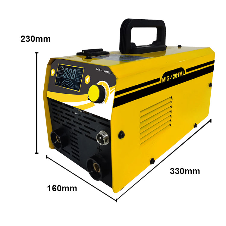 MIG-1201ML Mini portable Mma Mig Lift-tig 1Kg Wire Holder 110V Welding Machine for metal DIY mig welder with LCD display