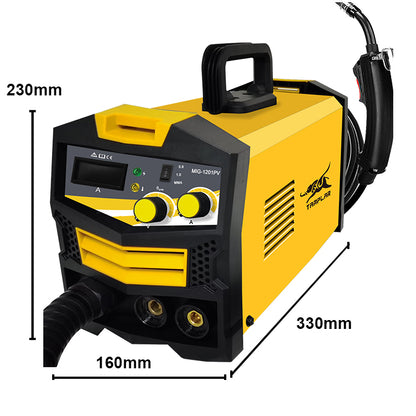 MIG-1201PV Portable Gasless 1Kg Wire Holder Plastic 110V Voltage Regulation Professional portable 120A Welding Machine