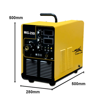 MIG-250I China supplier Building Material Shops Gasless 1Kg Wire Holder 220V Analog Gasless Welding Machine