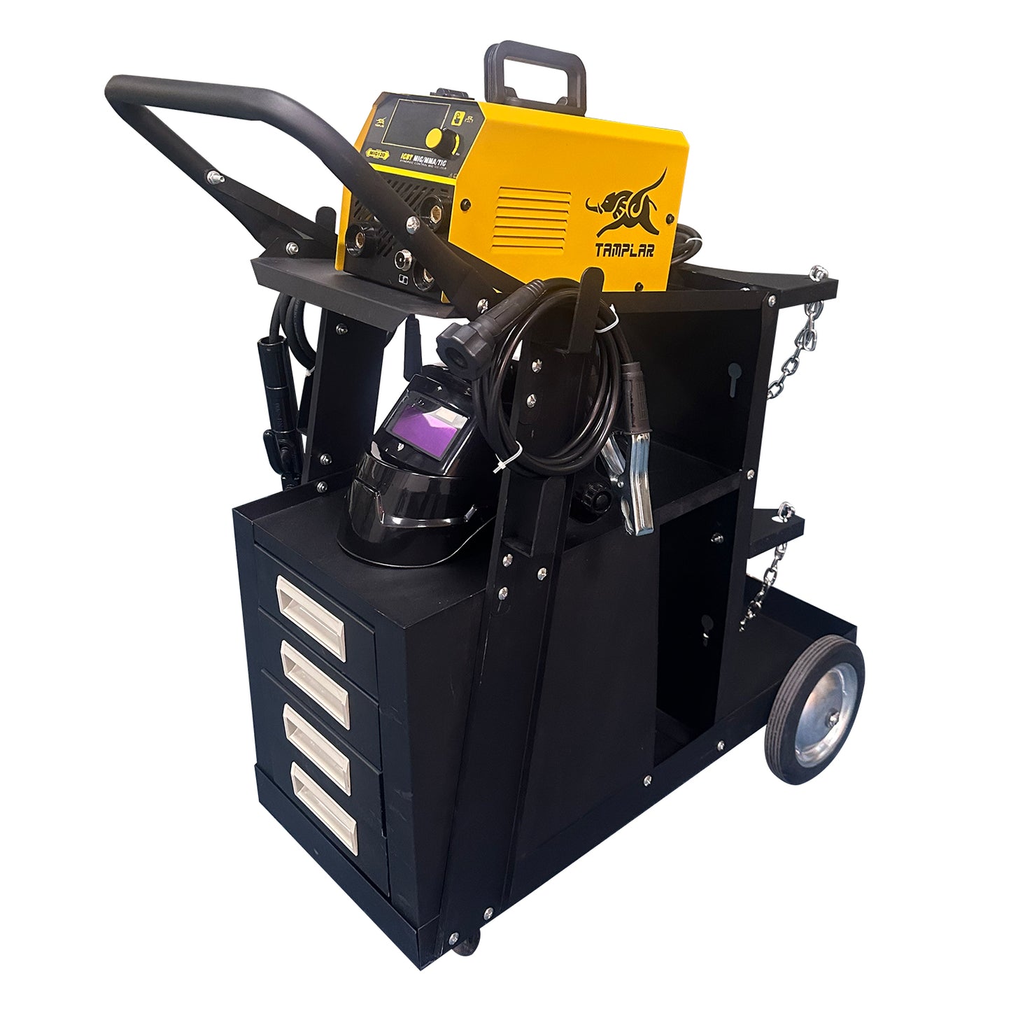 WTC3-T03 Drawer cabinet plasma cutter storage welding machine mig welder cart mma tig plasma cutting machine cart