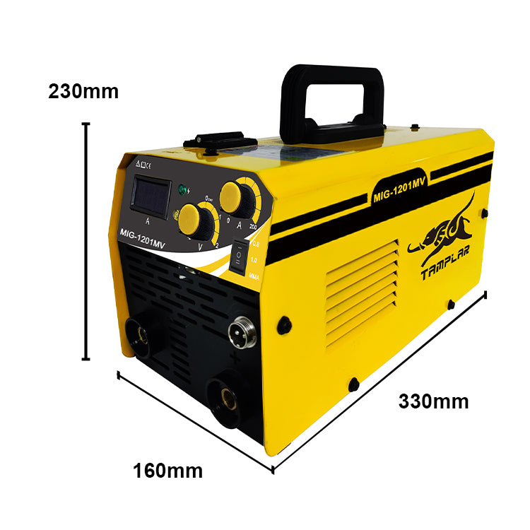 MIG-1201MV OEM customization small portable Metal Gasless 110V Voltage Regulation Eletrica Machine Welding mig welder gasless