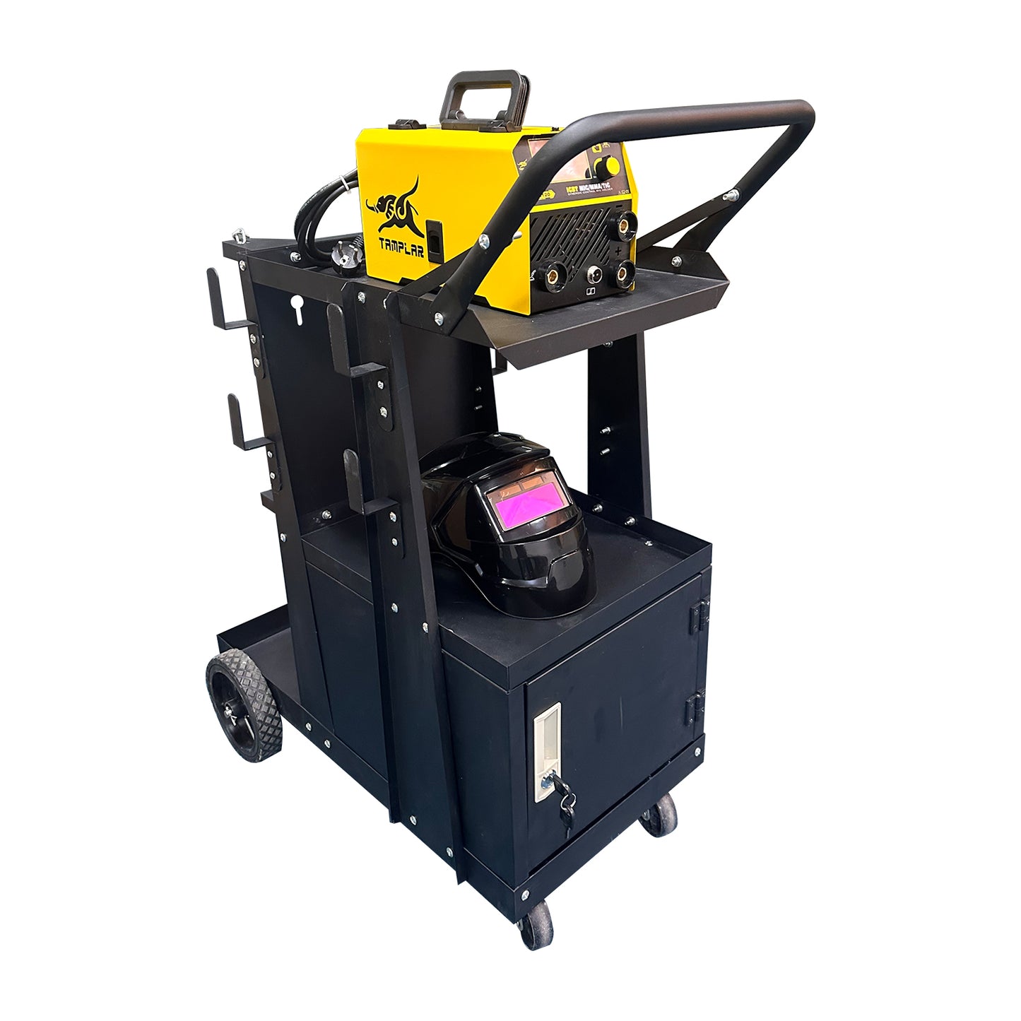 WTC3-T02 Tamplar Heavy Duty Welding machine Cart with Lock trolley MIG MMA TIG PLASMA Cutter cart