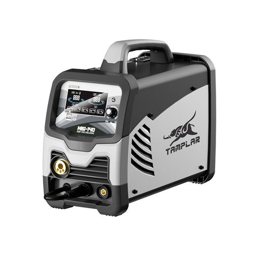 715MIG-140PLF 5kg Poste à souder à onduleur LCD 4-en-1 portable Soudeuse MIG sans gaz et avec gaz pour MMA & TIG Lift