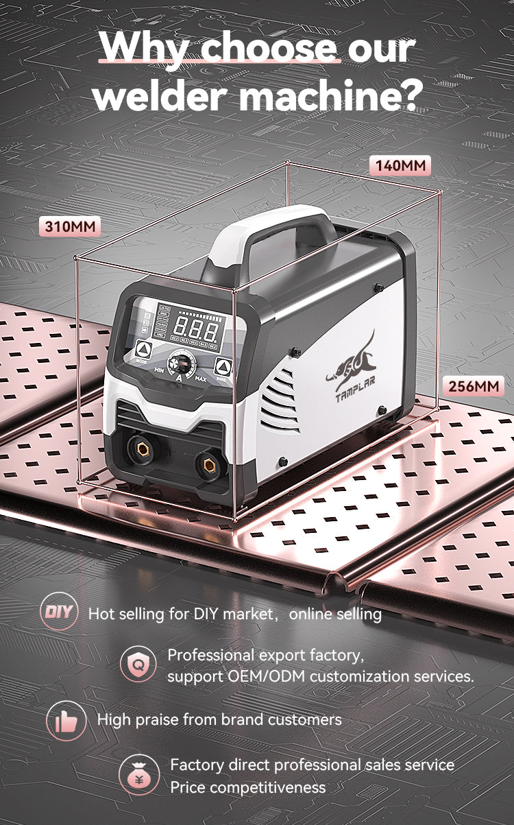 715ARC-120PL High Efficiency MMA Inverter LCD ARC Welder Compact Design for Home Use