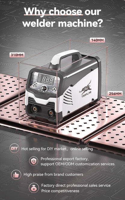 715ARC-120PL High Efficiency MMA Inverter LCD ARC Welder Compact Design for Home Use
